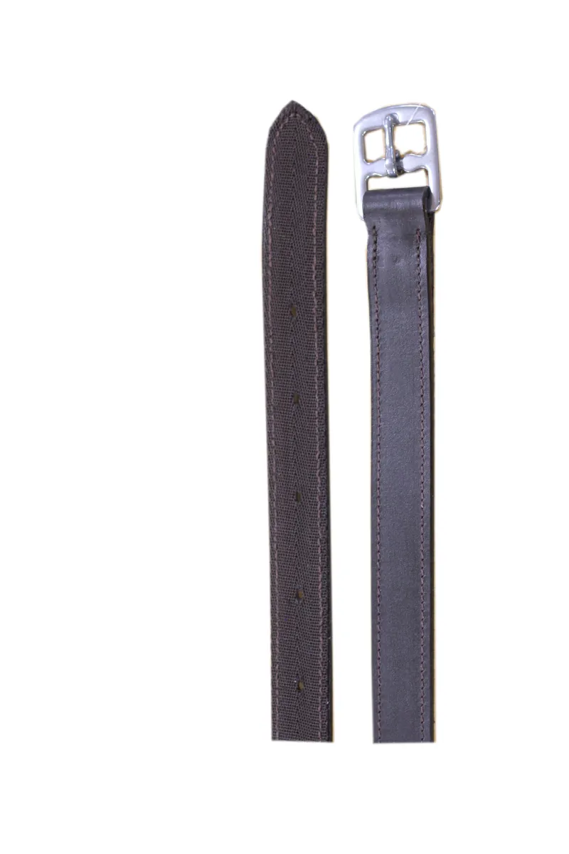 Equisential Nylon Stirrup Leathers in Brown